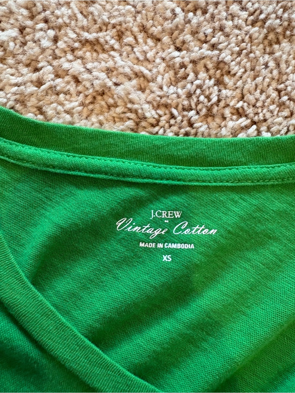 J. Crew Factory Vintage Cotton Tee - Picture 2 of 6